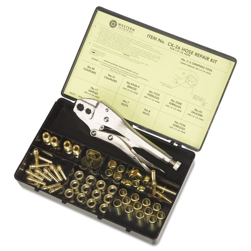 WESTERN ENTERPRISES  CK-26  B SIZE X 1/4"" I.D. HOSEREPAIR KIT - Image 1
